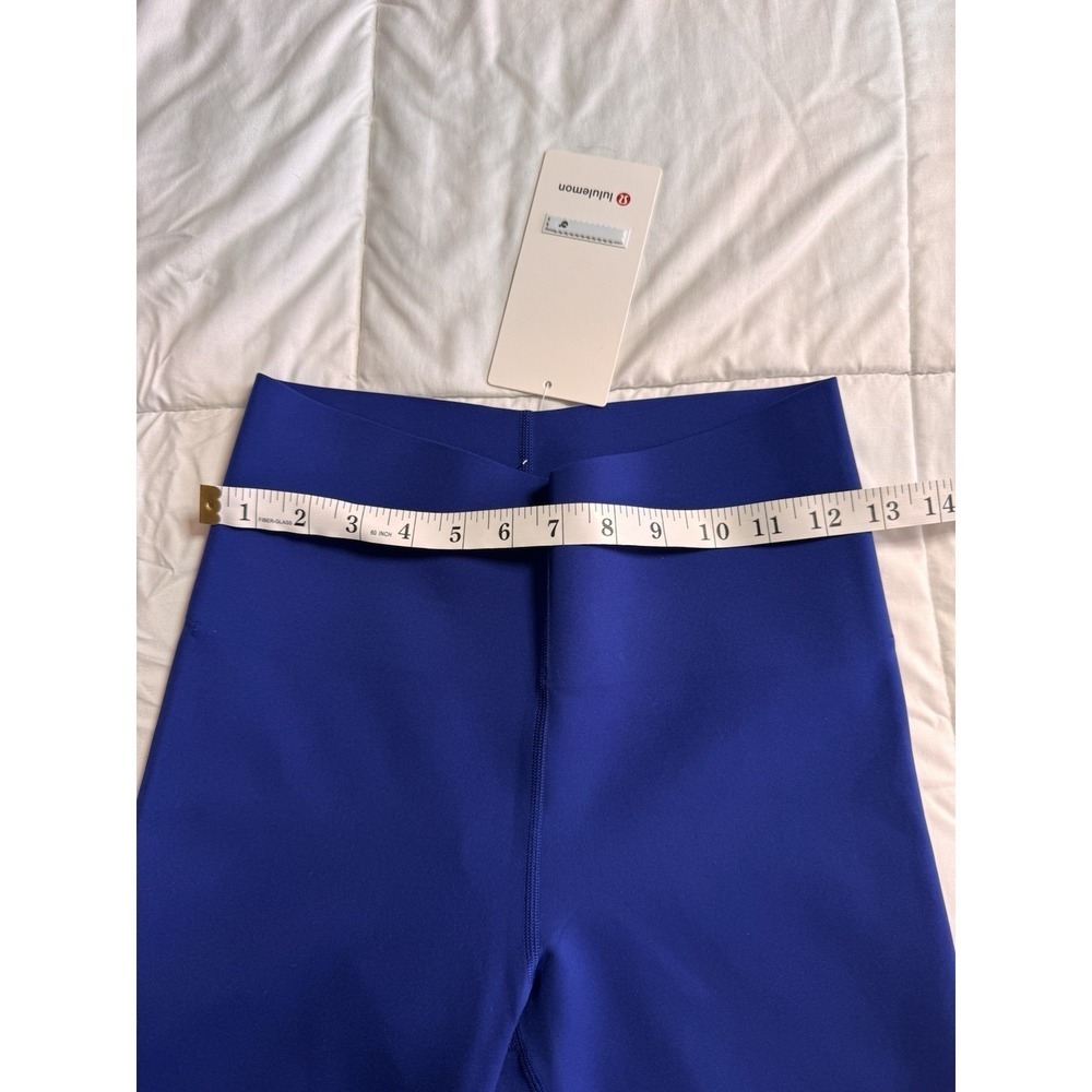 NEW Lululemon GLOW UP HR TIGHT 28" Size 8 Deep Sea Blue Workout Shaping NWT - Picture 5 of 9
